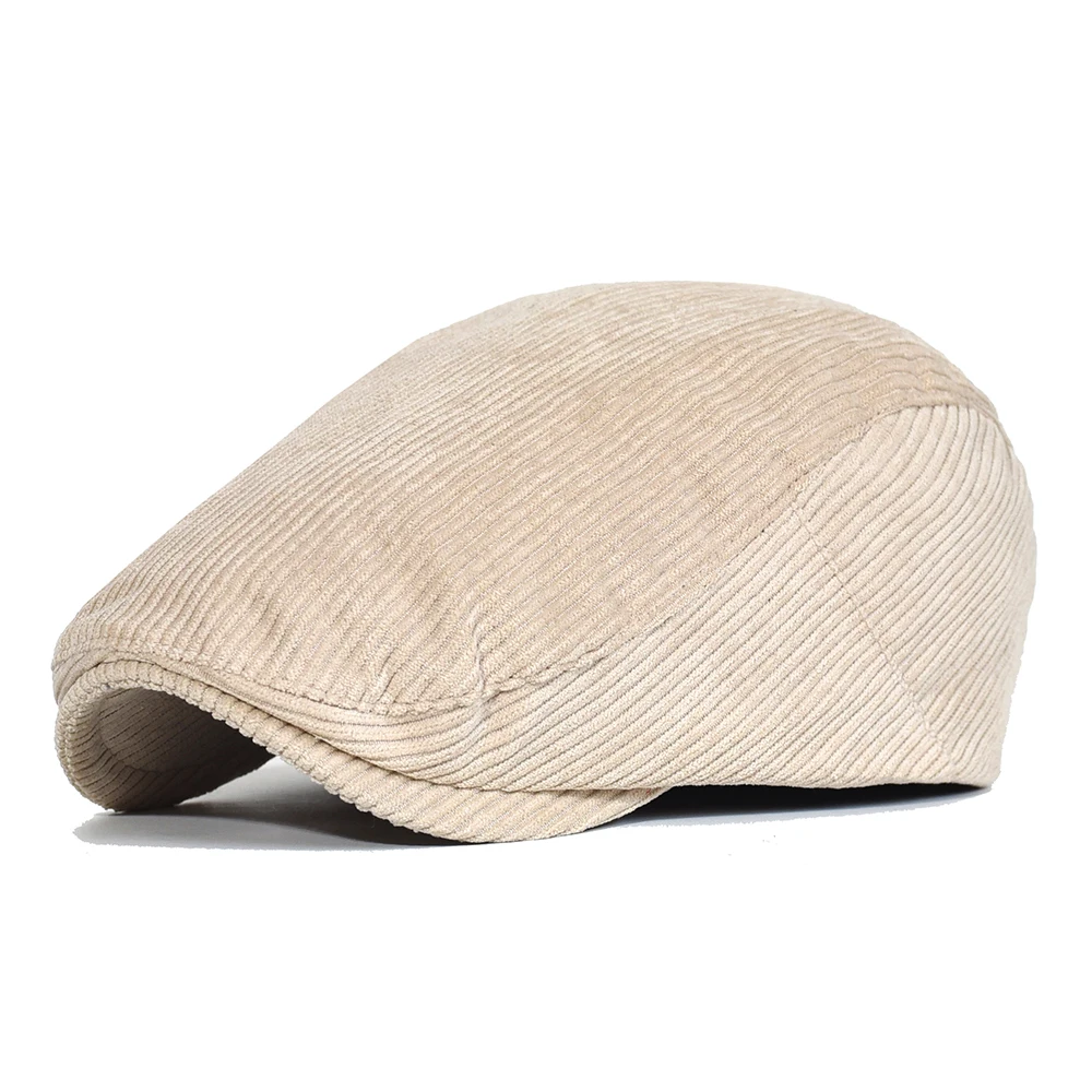 Unisex Herbst Newsboy Caps Männer Frauen Casual Achteckigen Hut Für Männlichen Detektiv Hüte Retro Flache Kappen – Detail 11