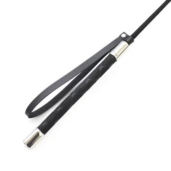 Riding Crops Spank Paddle Whip Game Sex Product Fetish Long Handle Healthy Leather for Couples to Bdsm Bondage Slave Role Adult 6
