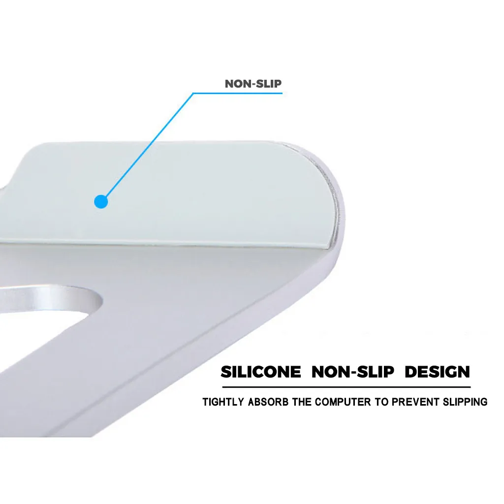 Портативный Настольный держатель из алюминиевого сплава, подставка для ноутбука, складная подставка, нескользящая резиновая подставка, настольный держатель, кронштейн для смартфона