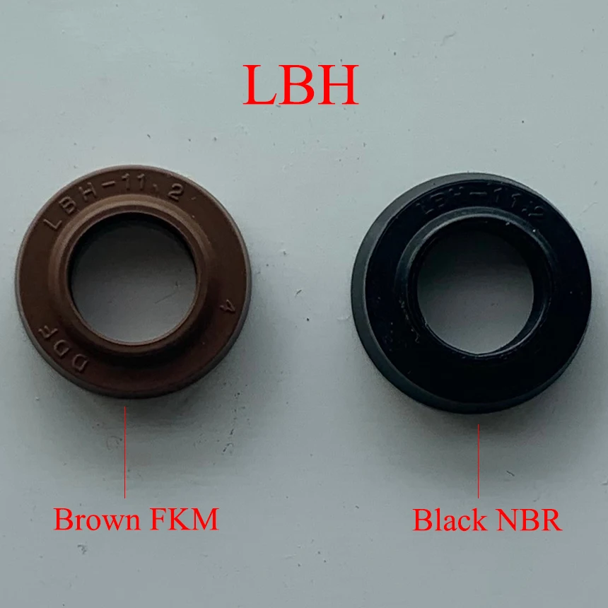 

LBH DHS 120*130*6/8 120x130x 6/8 коричневый FKM FPM Резиновый пылезащитный паз два U-образных губы Гидравлический поршневой стержень уплотнительное кольцо прокладка масляное уплотнение