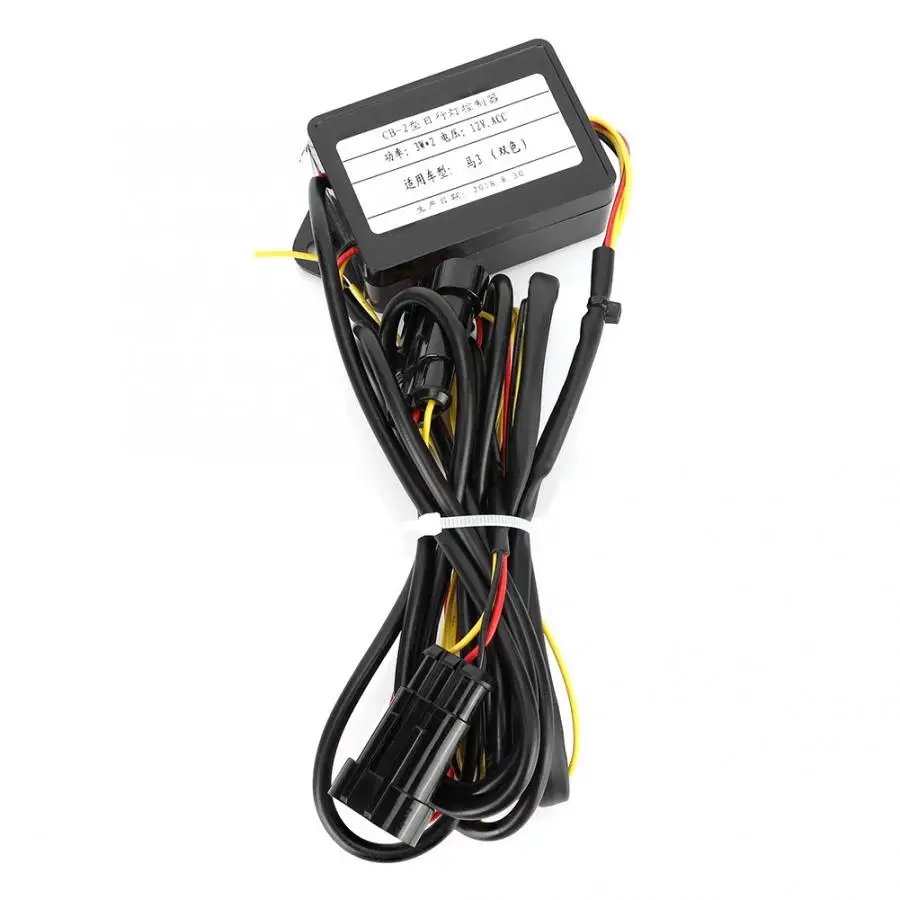 1 пара DC12V 6000 6700K Водонепроницаемый автомобильные DRL светодиодный двойной Цвет