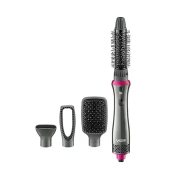 

Multifunctional hot air comb Spiral wire Negative ion Hair Comb Hair curler straight hair comb hair dryer 1 Set