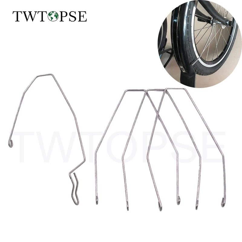 TWTOPSETitaniumBicycleBikeMudguardMudGuardRLFenderHolder