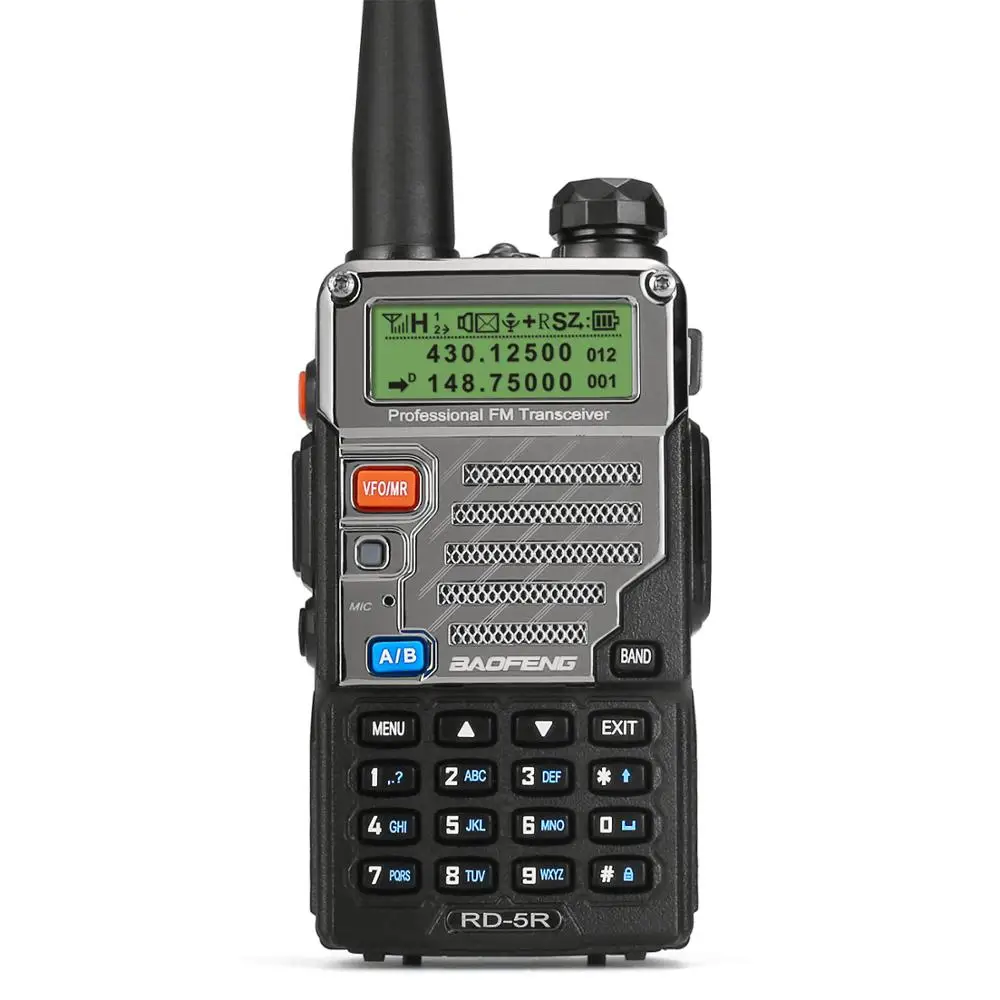 Baofeng RD-5R DMR Tier II VFO цифровой двухдиапазонный 136-174/400-470 МГц двухстороннее Радио рация Ham трансивер