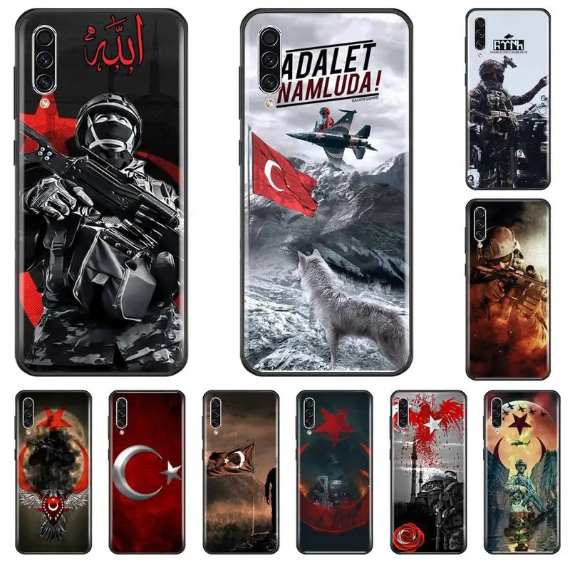 Чехол для телефона Samsung A20 A30 30s A40 A7 2018 J2 J7 prime J4 Plus S5 Note 9 10 с флагом Турции | Мобильные