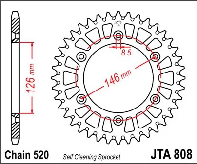 520 цепи 39T 41 Т 43 44T 47 т 48 49 50T 51T мотоцикла звездочки для SUZUKI tи Си р-р DR-Z RM RM-Z RMX Джебель 125 200 350 400 450