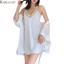 KANCOOLD женское однотонное сексуальное нижнее белье на бретельках, ночное белье, кружевное белье на бретельках, соблазнительные боди размера плюс