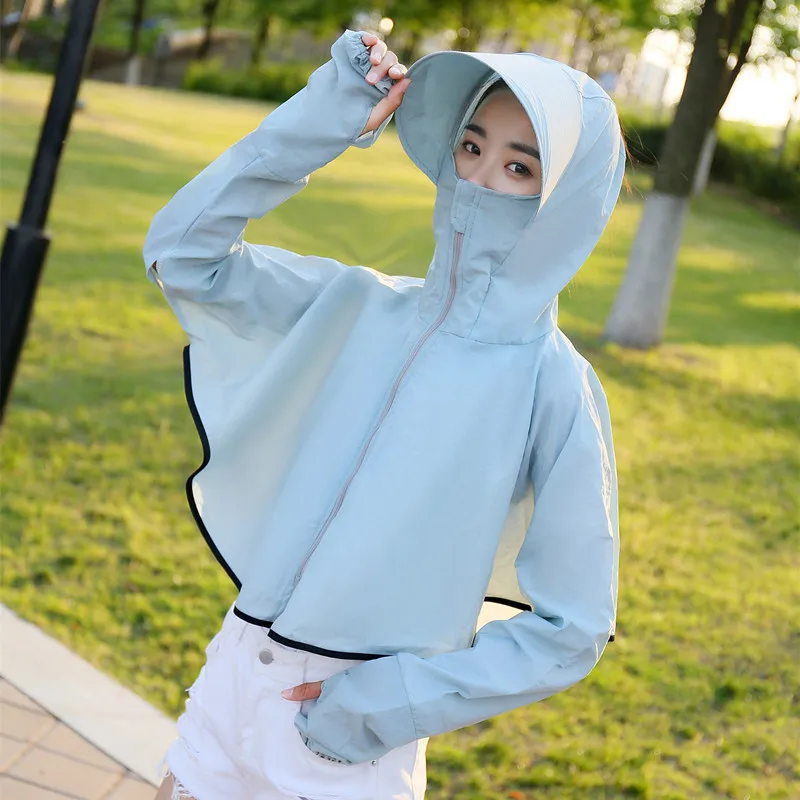

2019 New Style Shawl Women's Summer Parent And Child Sunscreen Cycling Driving Mantle UV-Protection Beach Cloak Long Sleeve