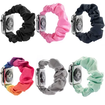 

Printing Cloth Hair Band Strap For Apple Watch 42mm Watchband 38mm Bracelet Belt For Iwatch