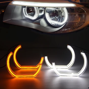 

LED Angel Eyes Rings Halo DTM Style DRL For BMW 1 3 Series For BMW E60 E81 E82 E87 E88 E90 M5 Headlight Retrofit Accessories