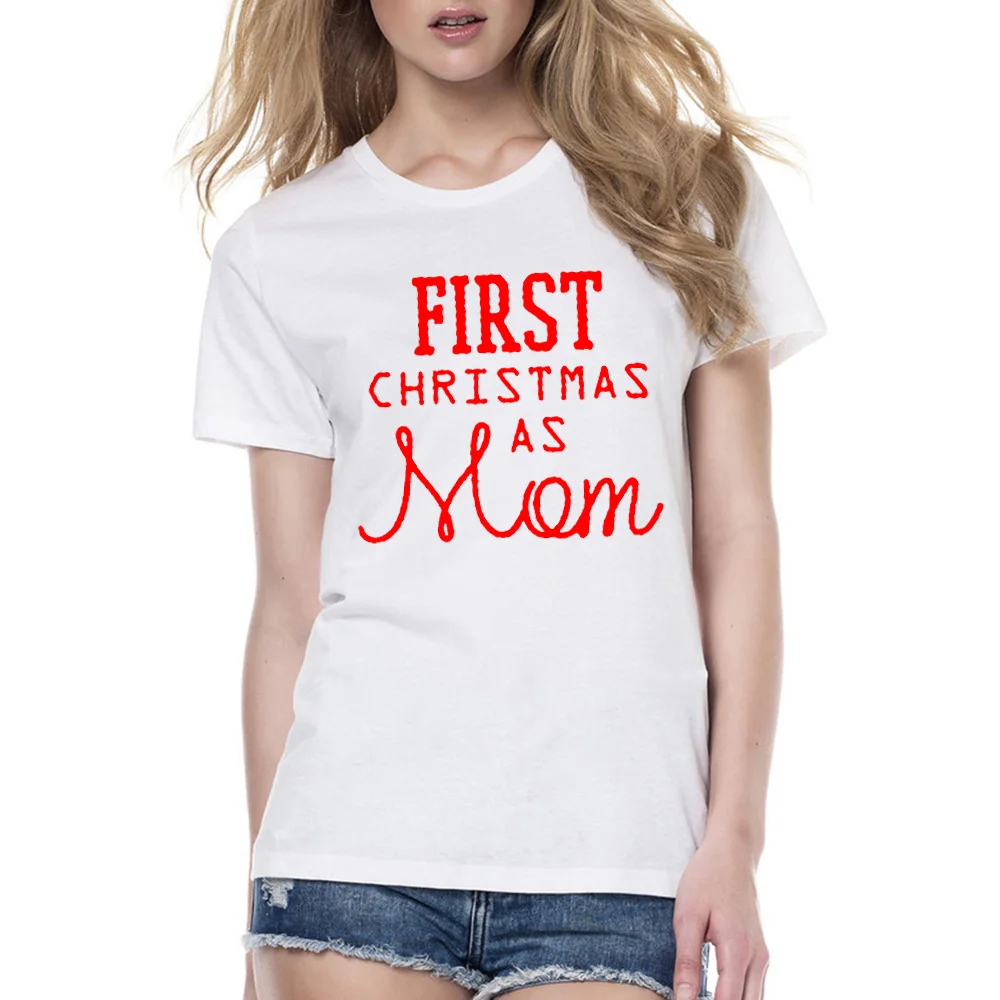 1 шт. First Christmas для папы, футболка "Мама", детский комбинезончик, одежда для мамы, папы и детей, так и для малышей и детей постарше 1st рождественские Семейные комплекты одежды