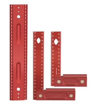 

High Quality Aluminium Alloy L-shaped Square Ruler High-Precision 90 degree Wood Scribing Tools