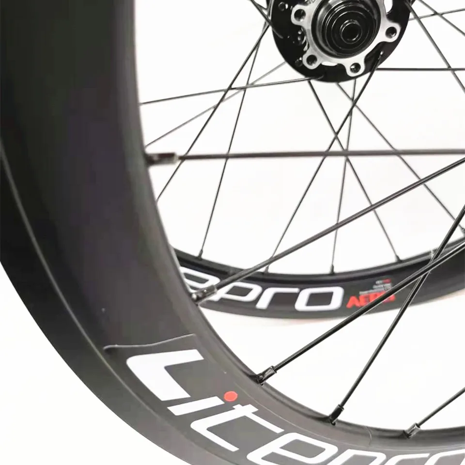 Jeu De Roues Pliantes 16" (349) - Jantes V-Brake - Avant 74 Mm / Arrière 95 Mm - Neuf
