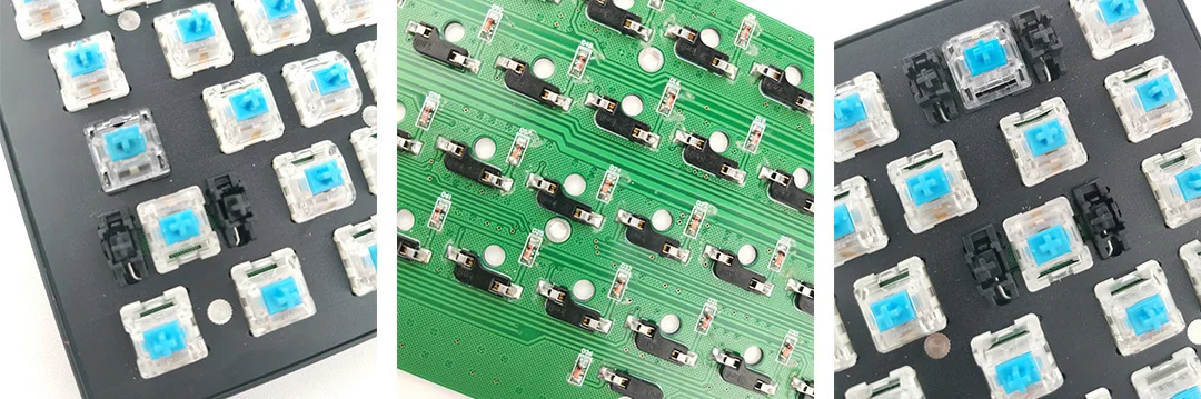 Idobao двухцветная анодная оболочка механическая клавиатура комплект 68 ключ ANSI макет PCB программируемый горячий штекер PBT брелки для игры офиса