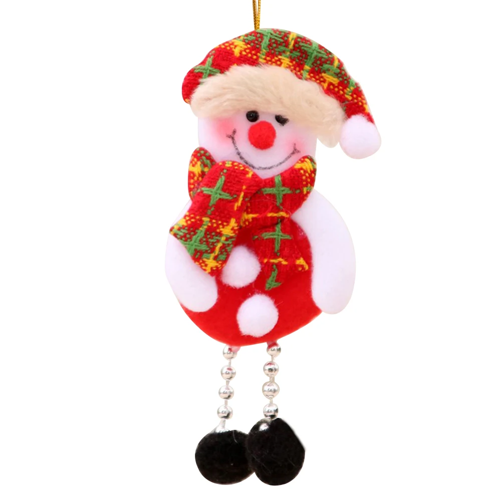 Рождественские украшения, рождественский подарок, Санта Клаус, снеговик, дерево, игрушка, кукла, подвесные украшения для дома,, год - Цвет: 02