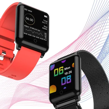 

2020 New Smart Watch Body Temperature Measurement Watch Women Men Smartwatch Heart Rate Sleep Monitor For Android IOS Clock Band