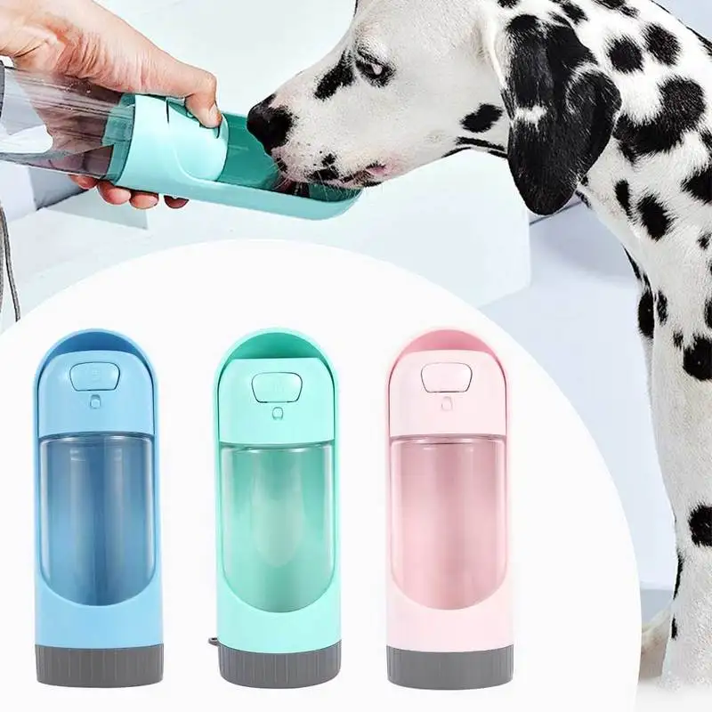 Portable Pet Dog Water Bottle 300ml Drinking Bowl for Small Large Dogs Feeding Water Dispenser Cat Dogs Outdoor Bottles