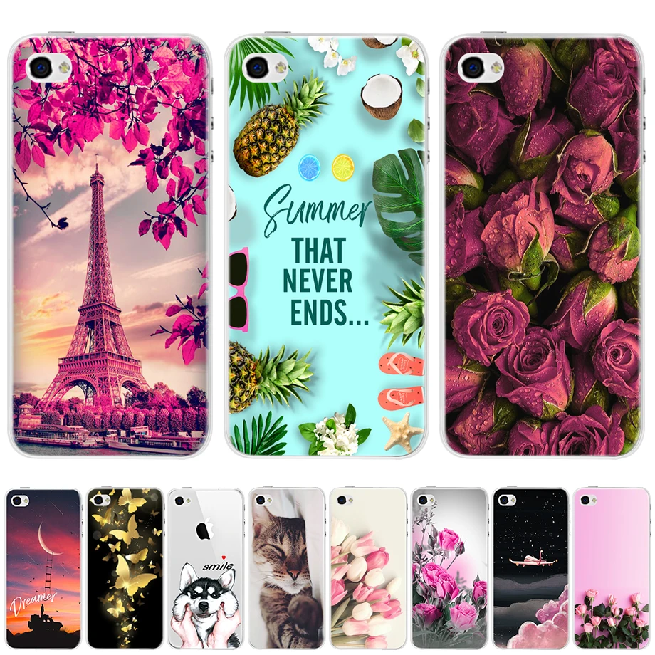 

Soft Covers For iPhone 4 Case TPU Bumper Coque Silicone Case For Apple iPhone 4s 4 iPhone4 Back Cover For iPhone 4s Phone Cases