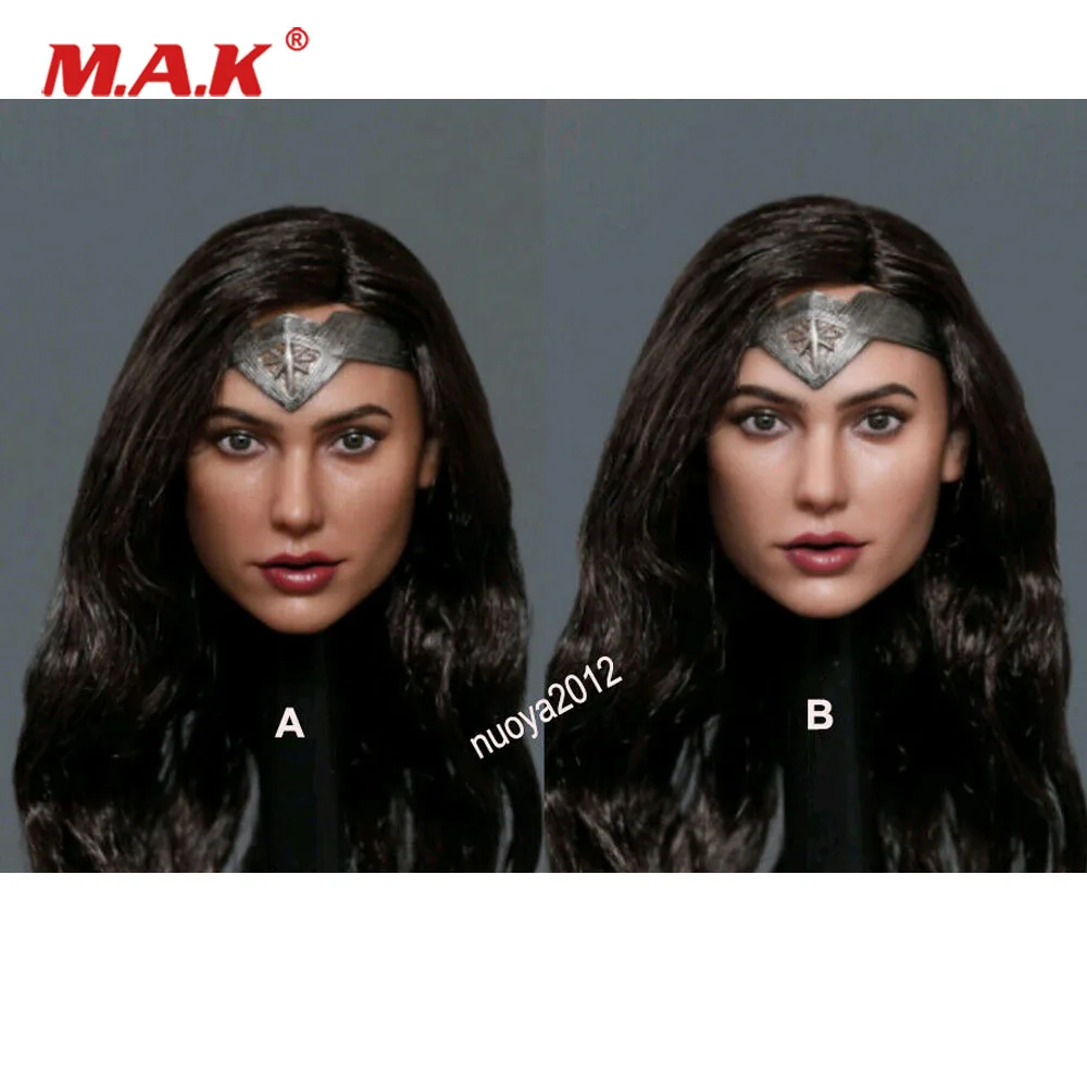 Details about   1/6 Wonder Woman BVS Gal Gadot Head Sculpt Carving Model For 12" Female Figure 