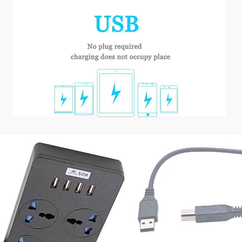 Умный USB Мощность розеток EU UK US AU разъем Универсальная Розетка с для быстрой