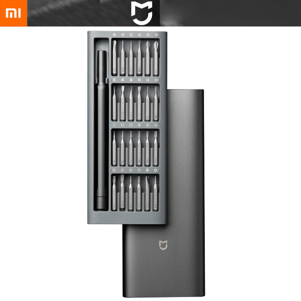 Набор отверток Xiaomi Mijia Wiha комплект из 24 магнитных насадок с алюминиевым