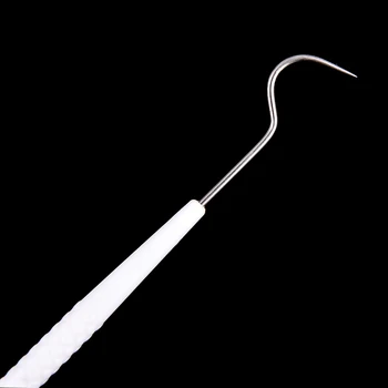 

10PC One-time Temporary Stainless Steel Double Hook Tooth Dental Explorer Dentalist Probe Materials Dentist Tool Set