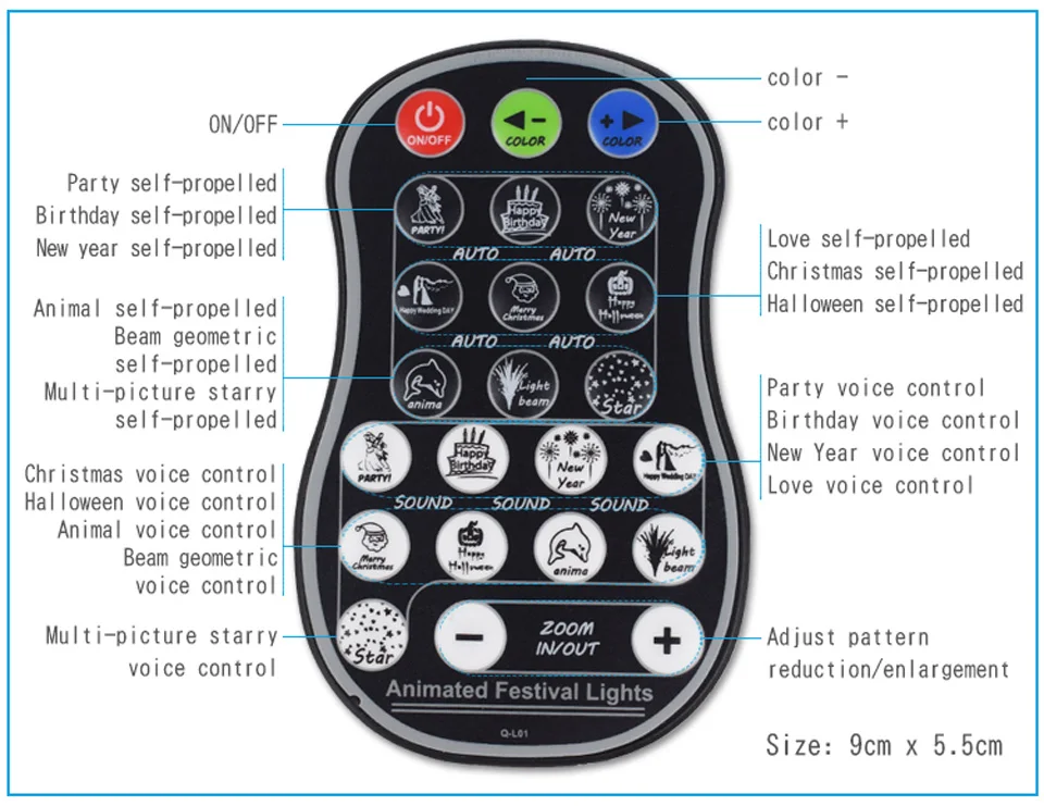 WUZSTAR Дискотека вечерние светильник s 500 МВт RGB DMX контроль анимационный лазерный прожектор PRO DJ светильник сценический светильник ing эффект Свадебный праздник Cl