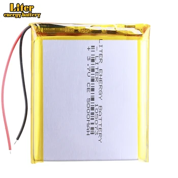 3.7V 5000mAh 105073 Rechargeable Battery For MP3 MP4 mobile bluetooth GPS Toy reading pen speaker lithium-ion Lipo Battery