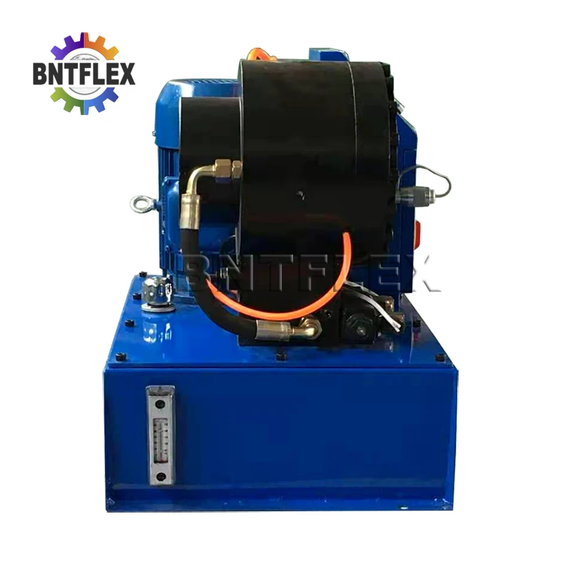 P38 model Compact body 1-1/2 inch hydraulic high pressure hose crimping machine for sales with 8 sets of dies 5