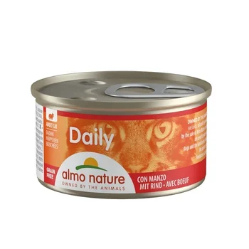 

Almo nature D/Cats "pieces with beef" cat chunks with beef 0,085 kg x 24 PCs