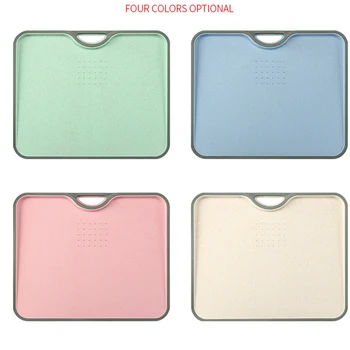 

Double sided Chopping Board PP Non-slip Rectangle Fruit Meat Cutting Board Multifunction Chopping Blocks Kitchen Gadgets
