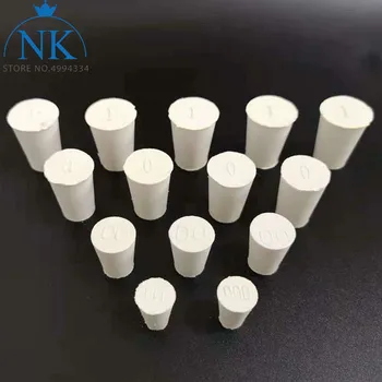 

20pcs/lot 000#-4# Rubber stopper, erlenmeyer flask plug bottle stopper, test tube stopper