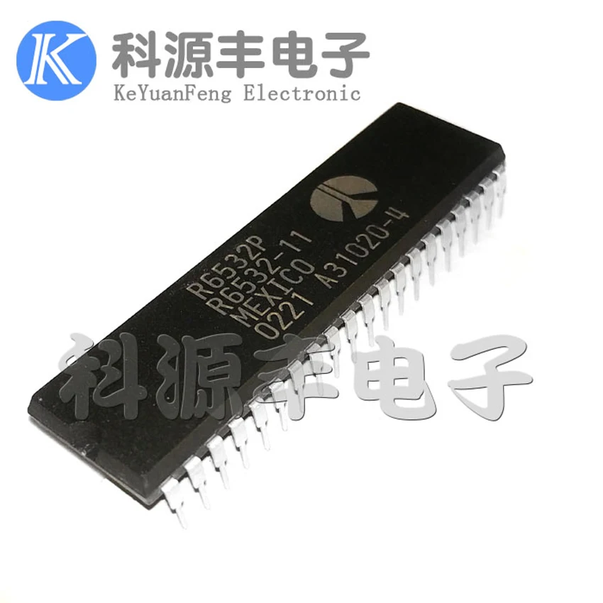 100% ű   R6532P R6532AP I / O DIP40  