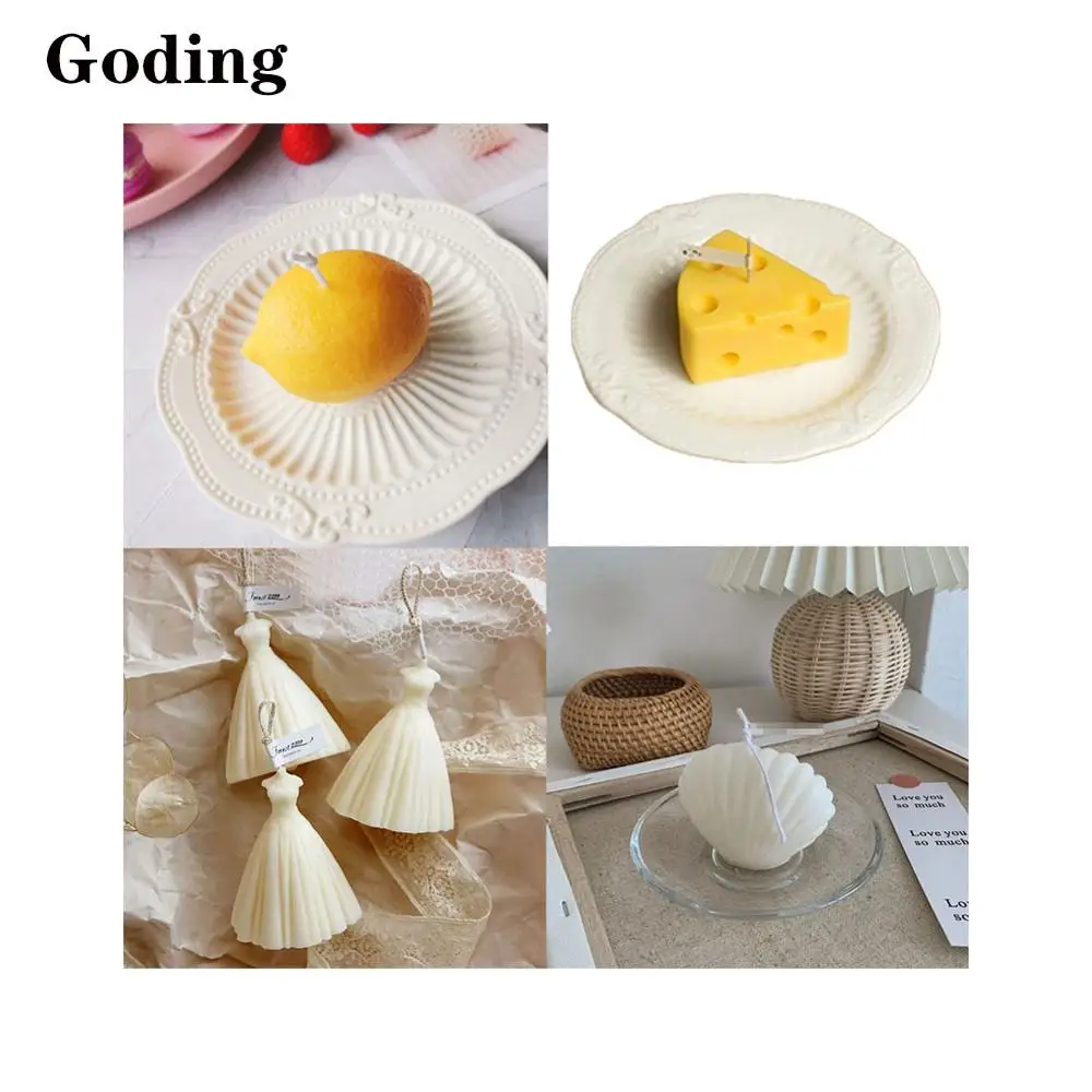 

Ice Cream/Baiyun/Bunny/Lemon/Wedding Dress Style Aromatherapy/Cheese/Shell Candle/Paraffin Soy Wax Material /DIY Family/Party