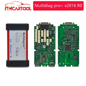 

2019 Multidiag pro+ pro plus bluetooth Single green board 2016.R1 software OBD2 auto dignostic tool OBDII scanner