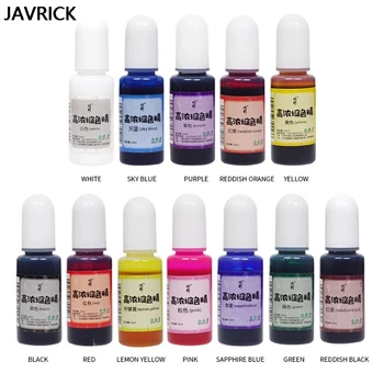 

10g/bottle Second Generation Floral High Concentration Resin Color Fine Leakproof Design Ink DIY Crystal Epoxy Dyeing Pigment