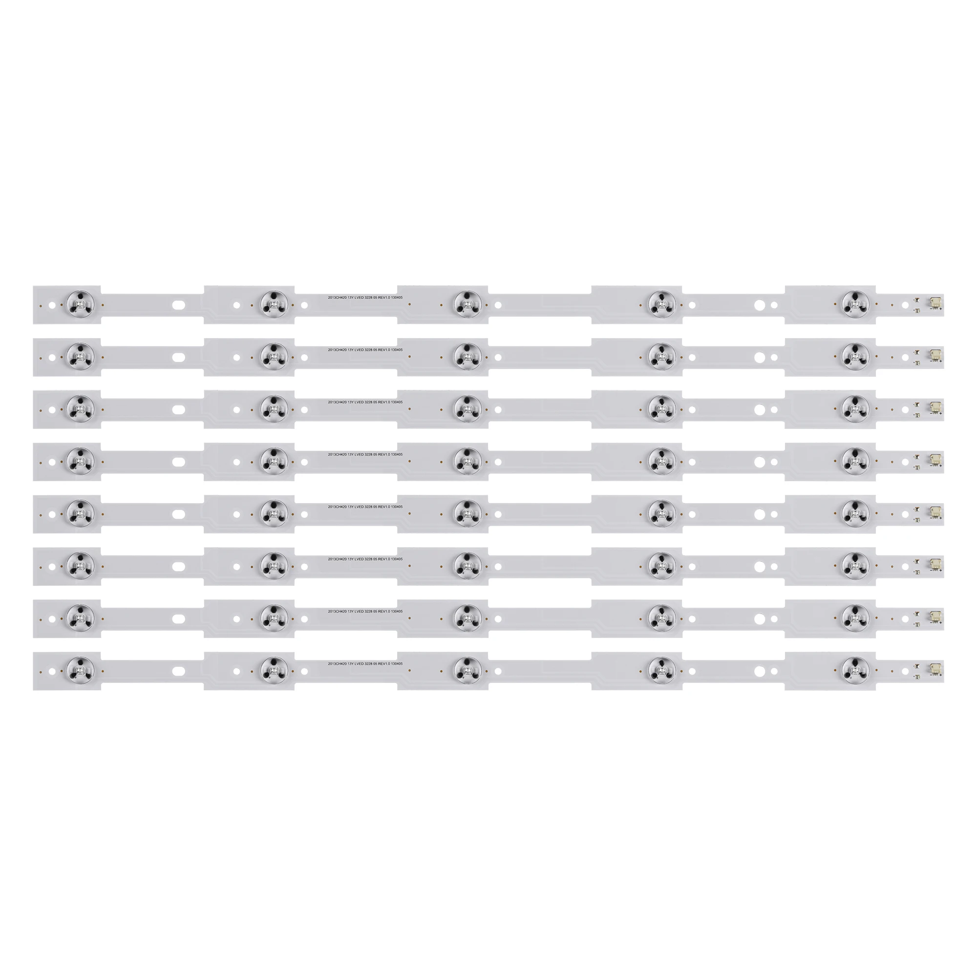 Faixa de Luz Led para Retroiluminação Le42c32 Le42c33 2013ch420 13y Lved 3228 05 Rev1.0 Peça = 5led