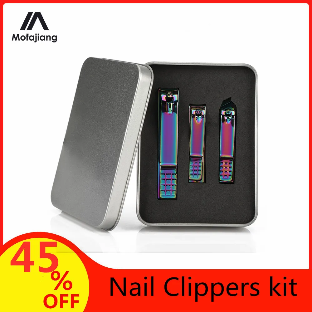 Машинка для стрижки ногтей из нержавеющей стали 3 шт./компл.|Ножницы и триммеры| |