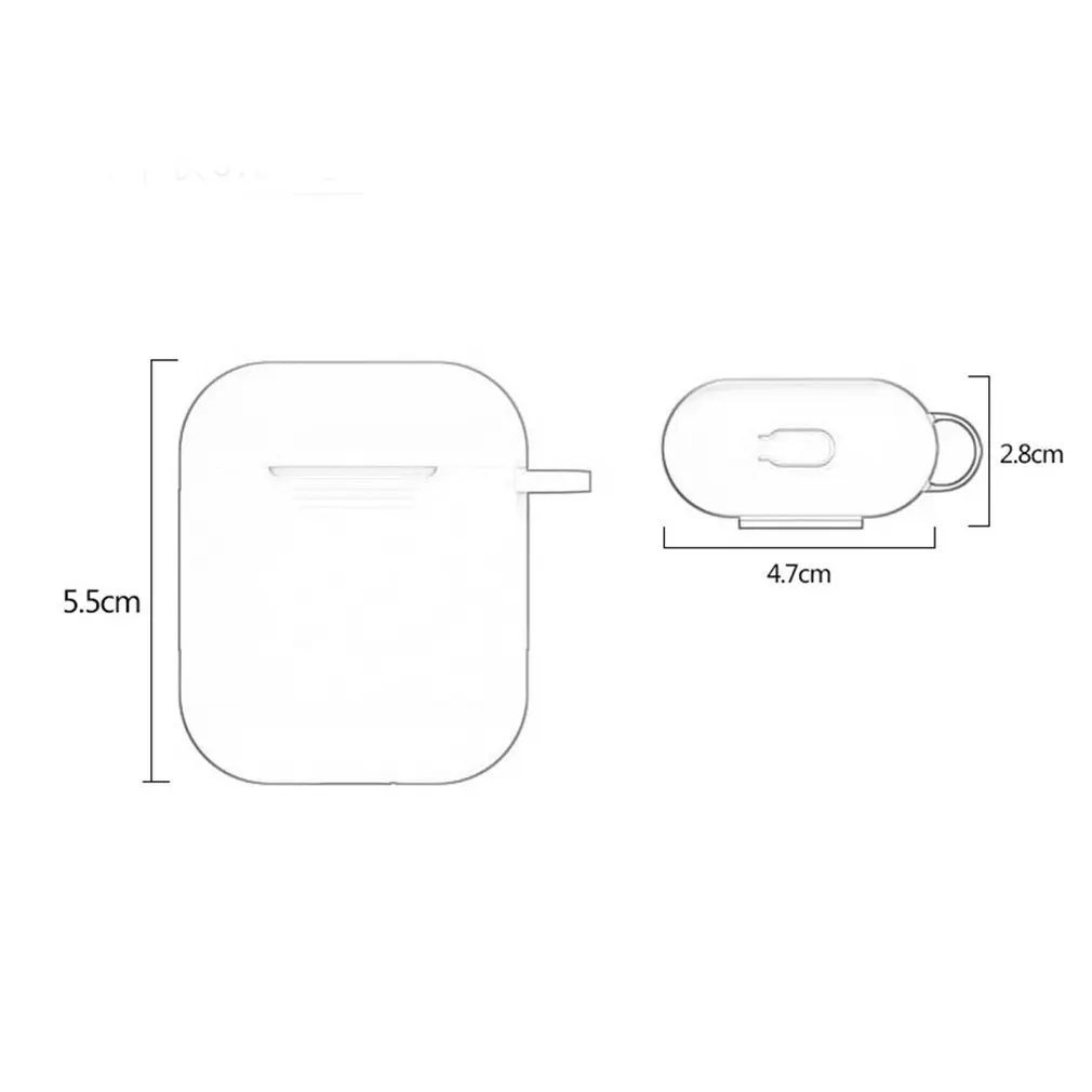 Беспроводной чехол для наушников с Bluetooth Apple AirPods силиконовый зарядки s Airpods