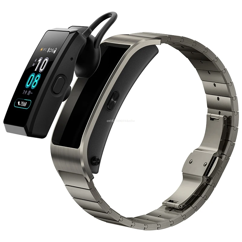 95% New Huawei TalkBand B5 Talk Band Bluetooth Smart Bracelet Wearable Sports Wristbands Touch AMOLED Screen Call Earphone Bands 5