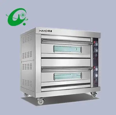 

Двухслойная газовая печь для пиццы 6-12 дюймов из нержавеющей стали двойная печь для пиццы