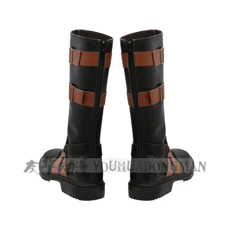 Juego Mortal Kombat 11 escorpión Fujin Cosplay botas largas zapatos de  cuero hechos a medida de cualquier tamaño para niños y niñas fiesta de  Halloween|Trajes de juego| - AliExpress