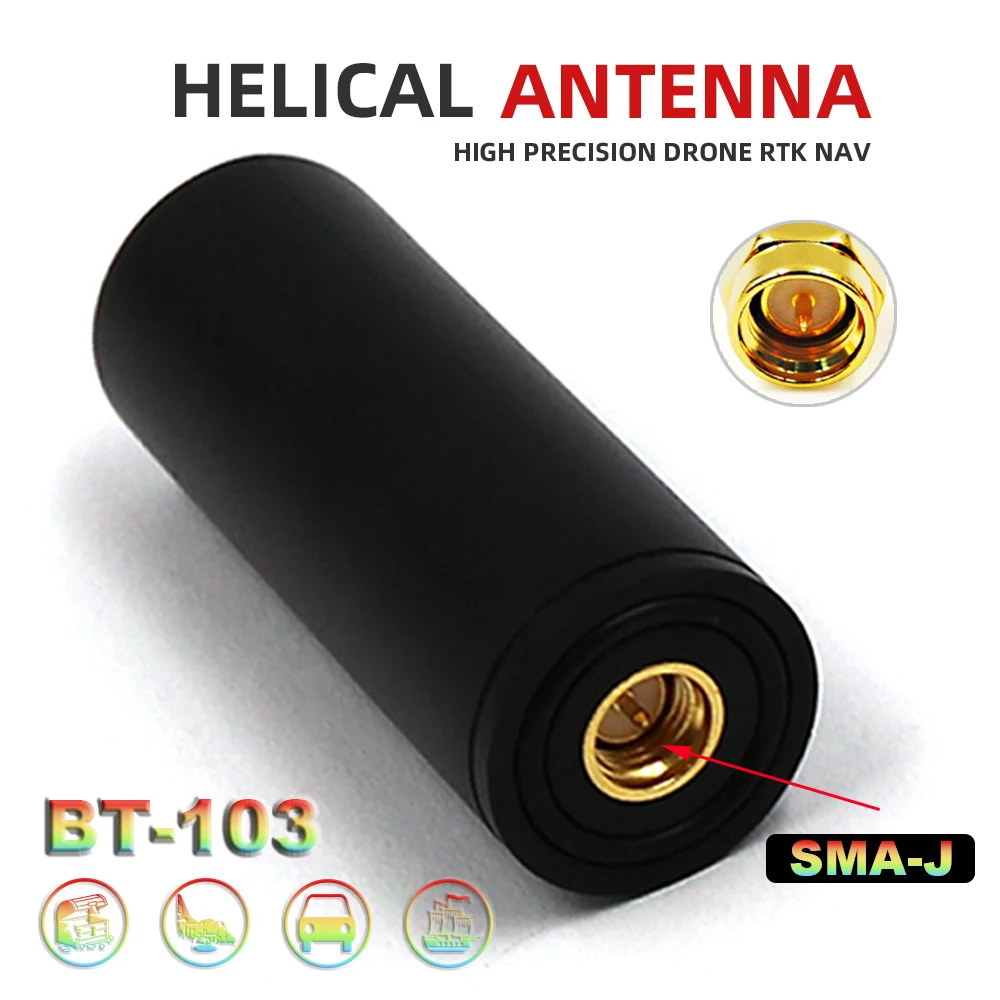 

BEITIAN NEW 3-18V drone UAV RTK spiral antenna BEIDOU GLONASS GALILEO GPS antenna SMA-J BT-103