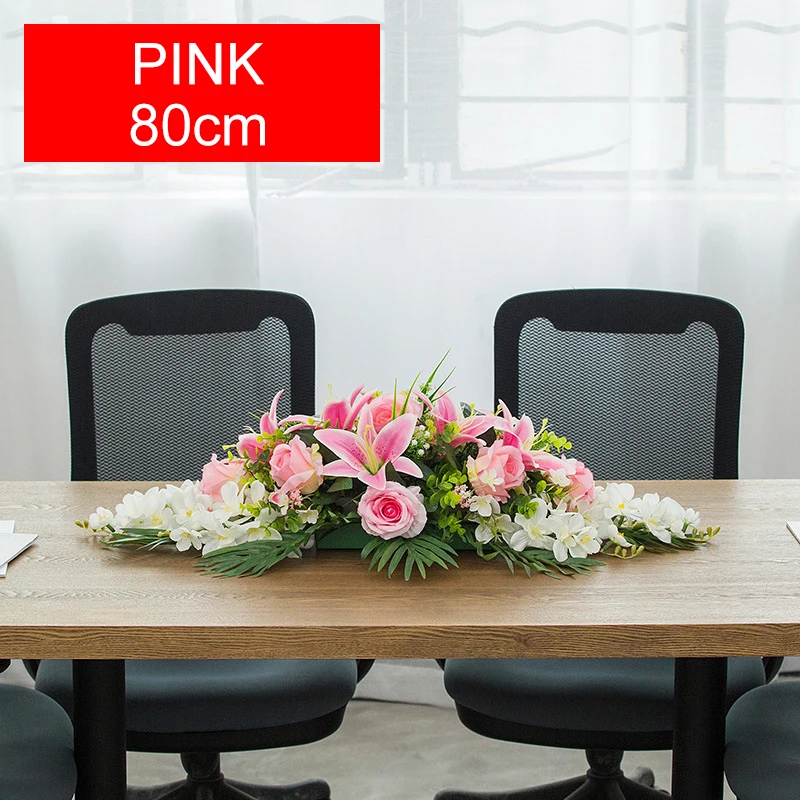 Детская одежда на рост 80, 100/120 см DIY для создания искусственных цветов для стола Свадебные столов в переговорной цветок столбец фон, на Рождество, украшение для дома