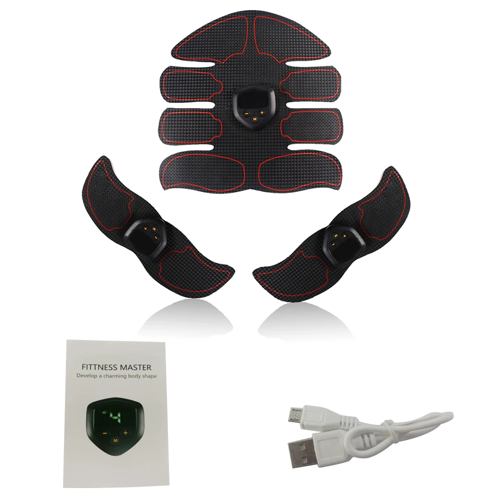 USB Перезаряжаемый фитнес-набор для живота инструмент для тренировки мышц спортивный пояс для похудения тренажер для ног магнитный обруч-поезд