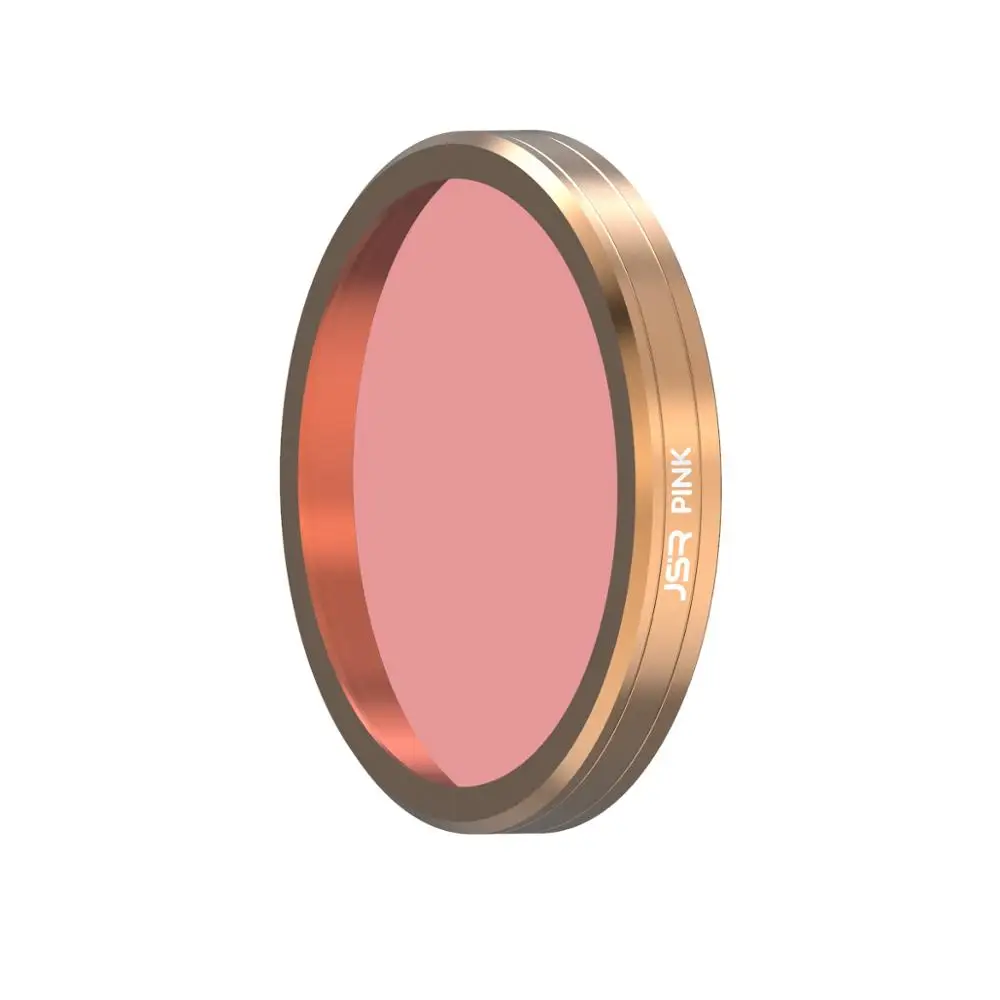 pink filter DJI osmo Карманный водонепроницаемый корпус фильтр ND CPL фильтры Комплект osmo карманные аксессуары polar ND4 8 16 32 UV osmo карманные фильтры - Цвет: pink filter