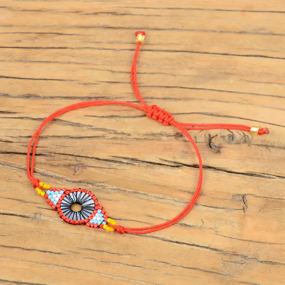 Go2boho турецкий браслет Evil Eye для женщин Delica MIYUKI Браслеты Lucky Evil Eye Pulseras Mujer новые мексиканские ювелирные изделия ручной работы