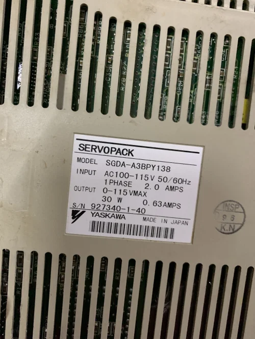 SGDA-A3BPY138 используется один, сервопривод, хорошая работа