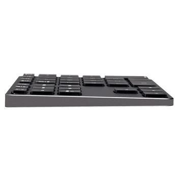 

Aluminum Alloy 35 Keys Bluetooth Wireless Numeric Keypad Digital Keyboard for Windows IOS Mac OS Android Tablet Laptop