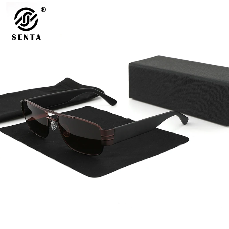 

Senta 2020 New Sunglasses Men For Driving Eyewear Polarized 4 Colors UV Protection Designer Sun Glasses Square Oculos GTL9032